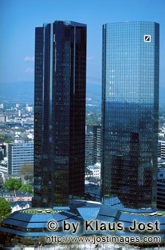 Frankfurt am Main/Germany        The twin towers of Deutsche Bank Frankfurt