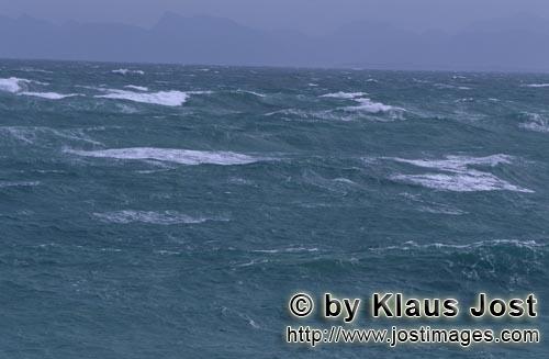 Southern tip of Africa        Heavy seas in the South Atlantic        The southern tip of Africa<