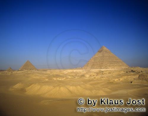 Pyramiden/Gizeh        The pyramids of Khufu, Khephren and Menkaure at Giza