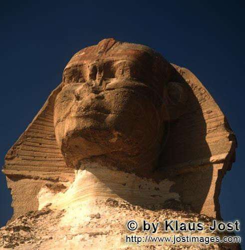 Great Sphinx of Giza/Sphinx von Gizeh        Great Sphinx of Giza portrait        