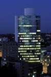 City Bank Frankfurt at night