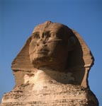 The inscrutable gaze of the Sphinx of Giza